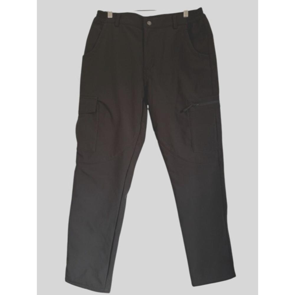 Outdoor Sports Black Cargo Pants Men's Utility Hiking Work‎ Pants - L (32x30)